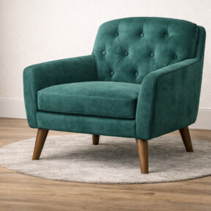 Velvet Accent Chair Luxurious Velvet Accent Chair Height: 32 inches | Weight: 18 kg