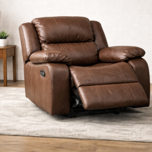 Leather Recliner Comfortable Reclining Chair Height: 40 inches | Weight: 45 kg
